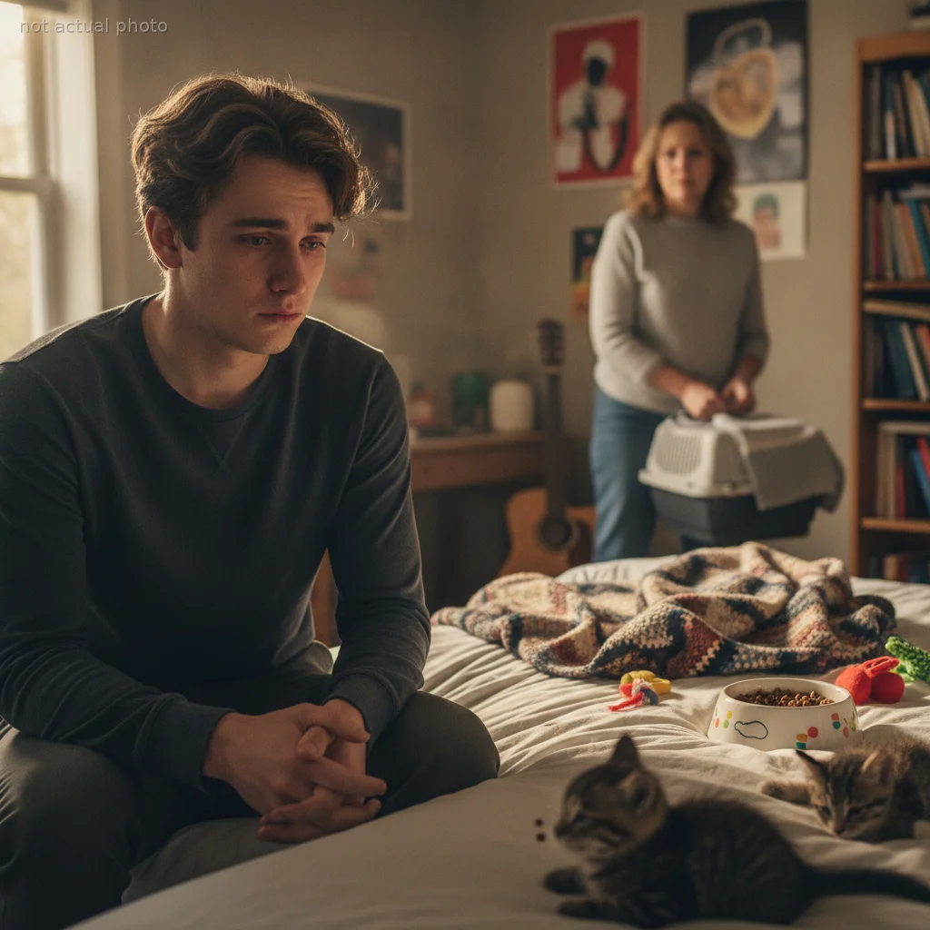 Mom Secretly Rehomes Her Son's Rescue Kittens While He Sleeps, Igniting A Massive Family Meltdown