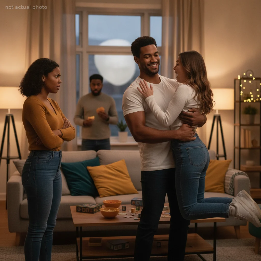 Girlfriend Accuses Boyfriend of "Behaving Dumb" After He Lifts Her Friend During a Friendly Hug