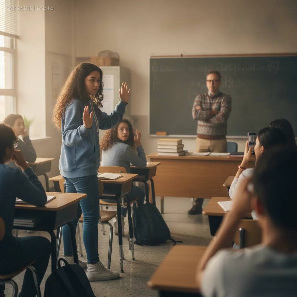 Teenager Stands Up to Teacher Who Constantly Mispronounces Her Name, Sparking a Furious Classroom Confrontation