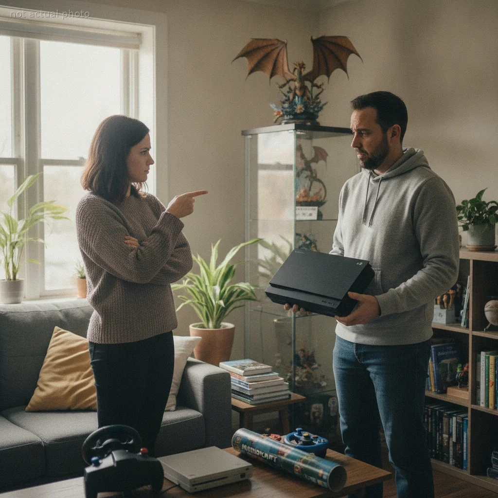 Man Accuses His Girlfriend of Hypocrisy After She Slams His New Gaming Console But Guiltlessly Guards a $1,500 Collectible
