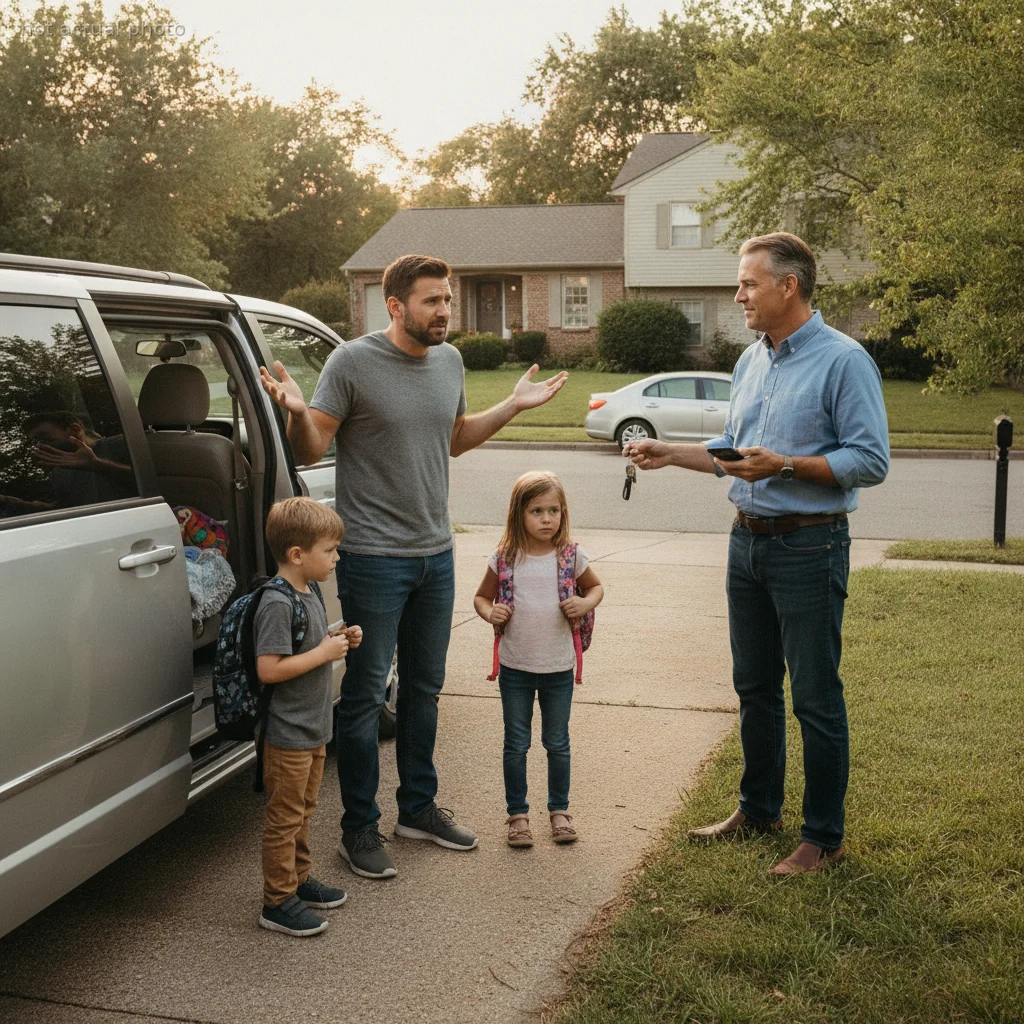 Wife Demands Husband Give Her Family Her Van, Leaving Him and Their Kids Stranded