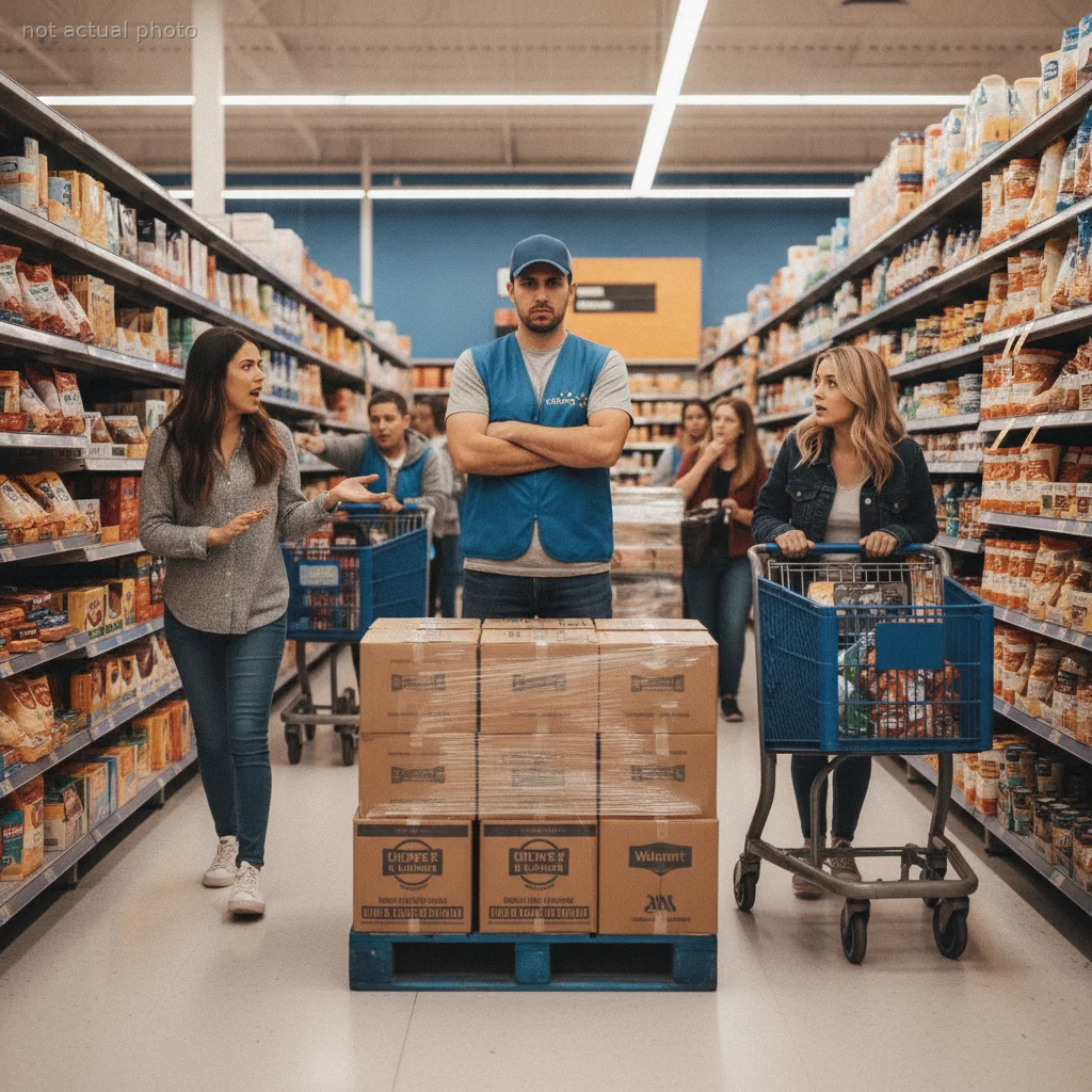 Walmart Stocker Refuses To Move For Shoppers, Sparks Outrage By Telling Them To Use "Other Aisles"