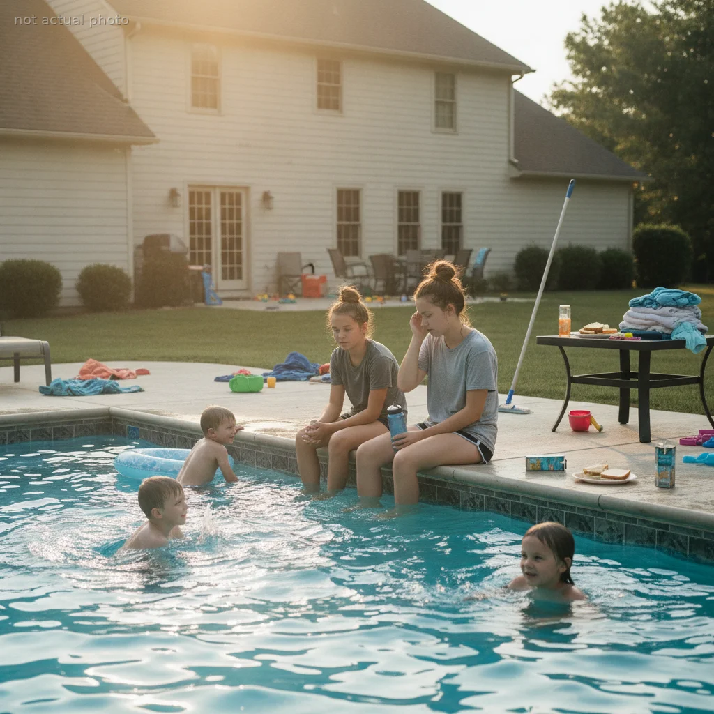 Two Sisters Babysit Family Friends’ Kids for $3.50 an Hour, While Relatives Claim They’re Just "Sitting by a Pool"