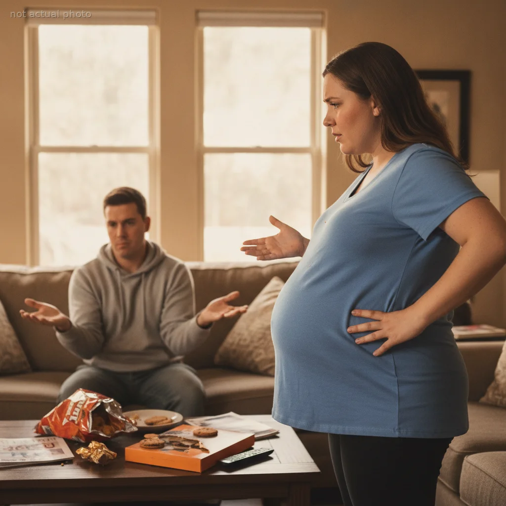 This Overdue Pregnant Woman Snapped at Her Brother-In-Law Over Snacks, and Now Her Husband Is Giving Her the Silent Treatment