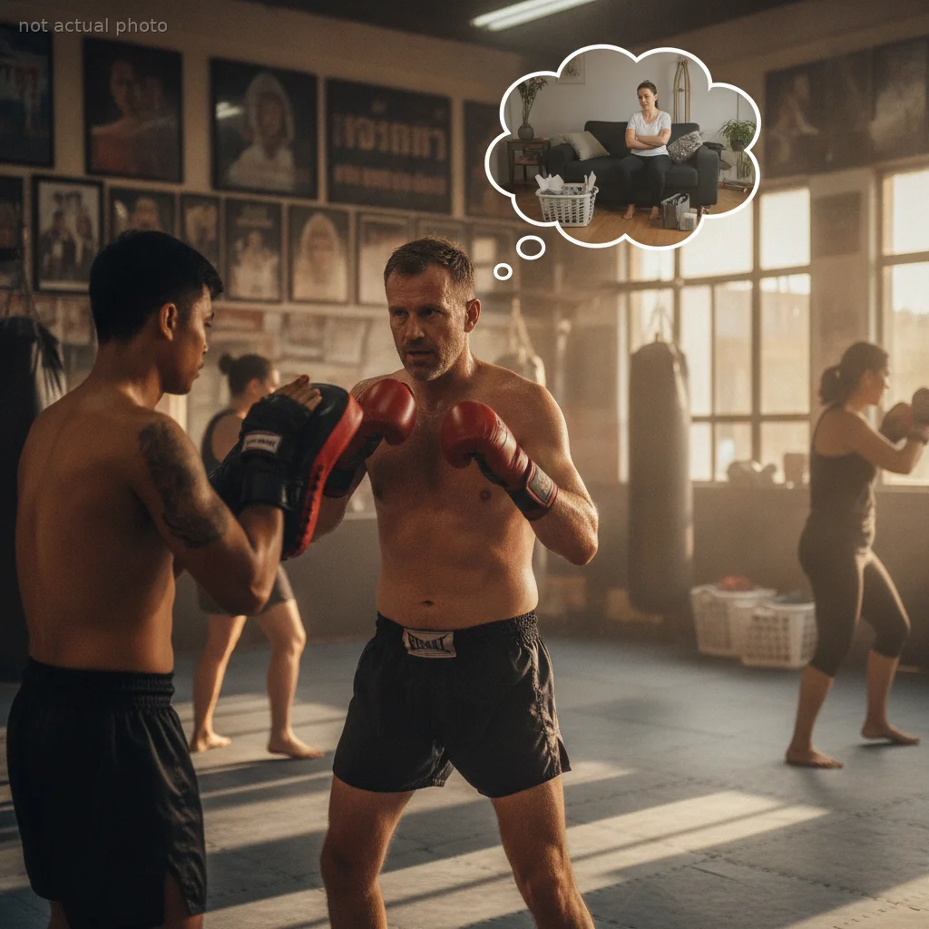 He Joined a Martial Arts Class to Get Healthy, but His Wife Claims He's 'Leaving Her Abandoned' at Home