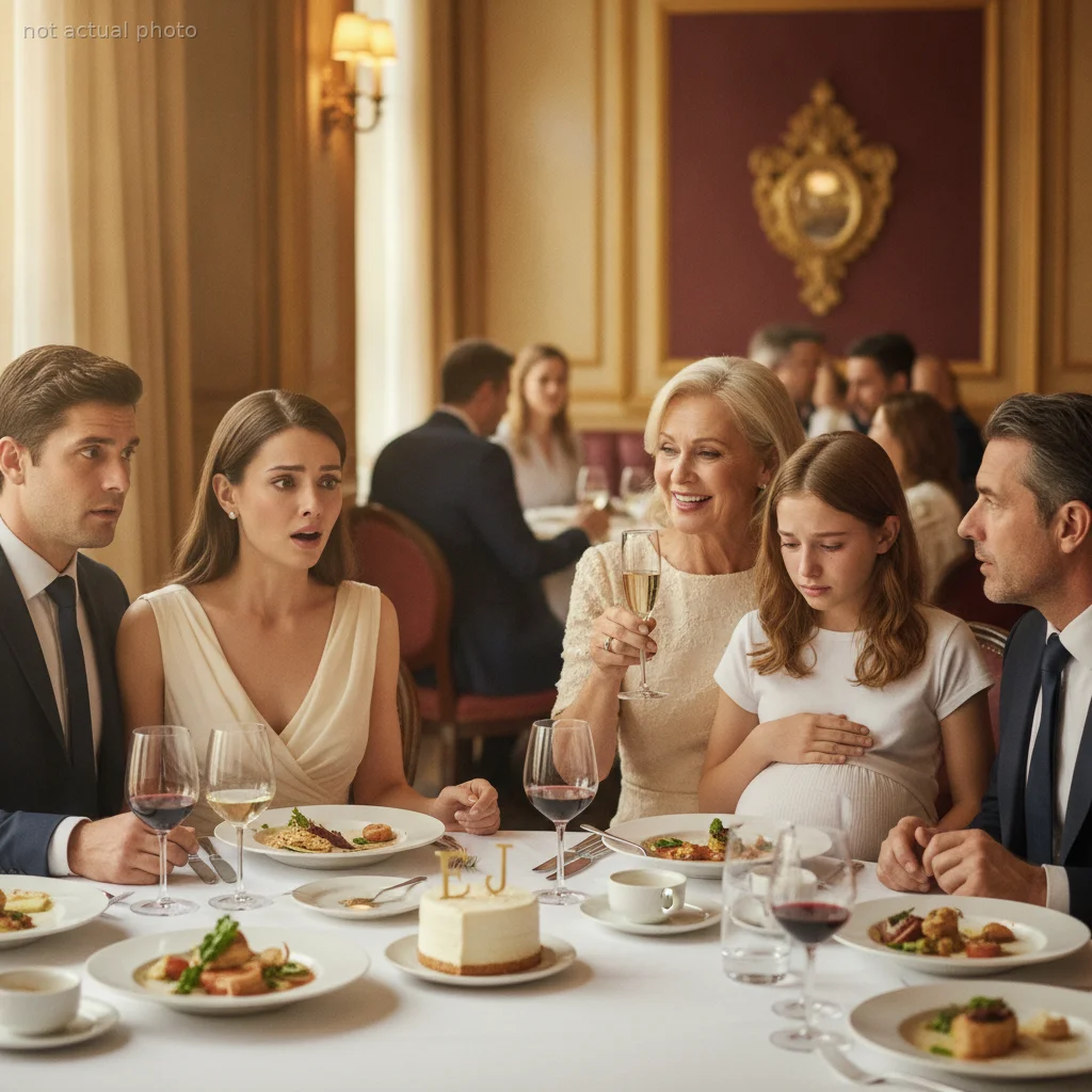Stepmom Declares This Child-Free Woman Is Adopting Her Teen Sister's Baby At Her Own Engagement Dinner