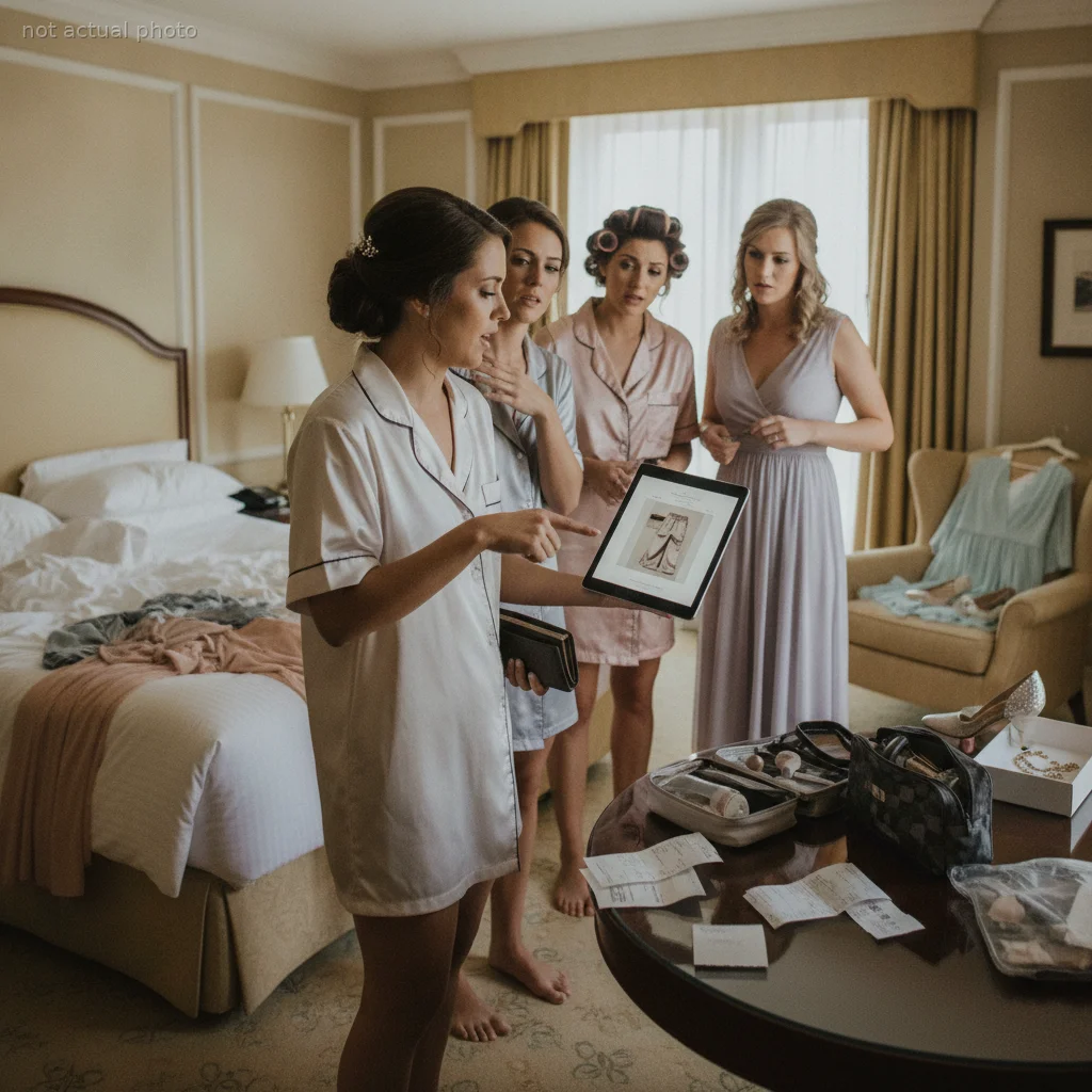 She Covered Their Dresses, Hair, And Hotels — But Her Bridesmaids Drew The Line At Paying For $140 Pajamas