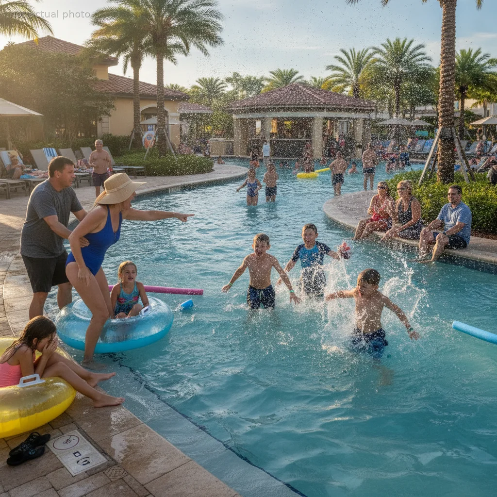 Woman Sparks Fierce Debate After Yelling at "Out of Control" Kids at a Florida Resort Pool