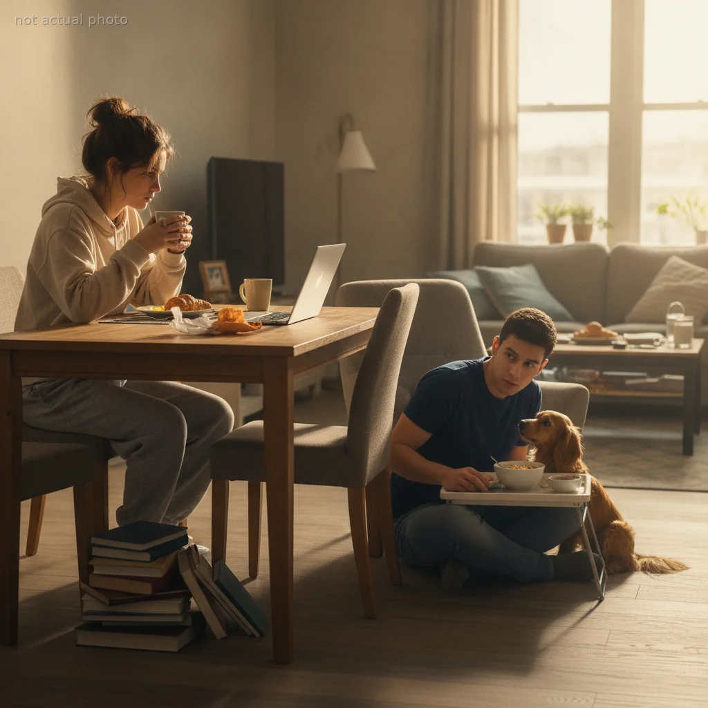 This Roommate Refused to Move From the Dining Table, Triggering a Silent War Over Apartment Furniture