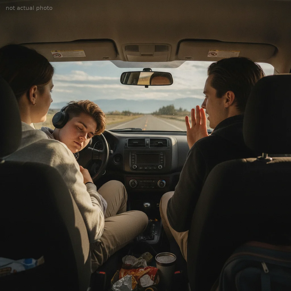They Thought This Passenger Was Fast Asleep in the Car, But a Secret Gossip Session Changed Everything