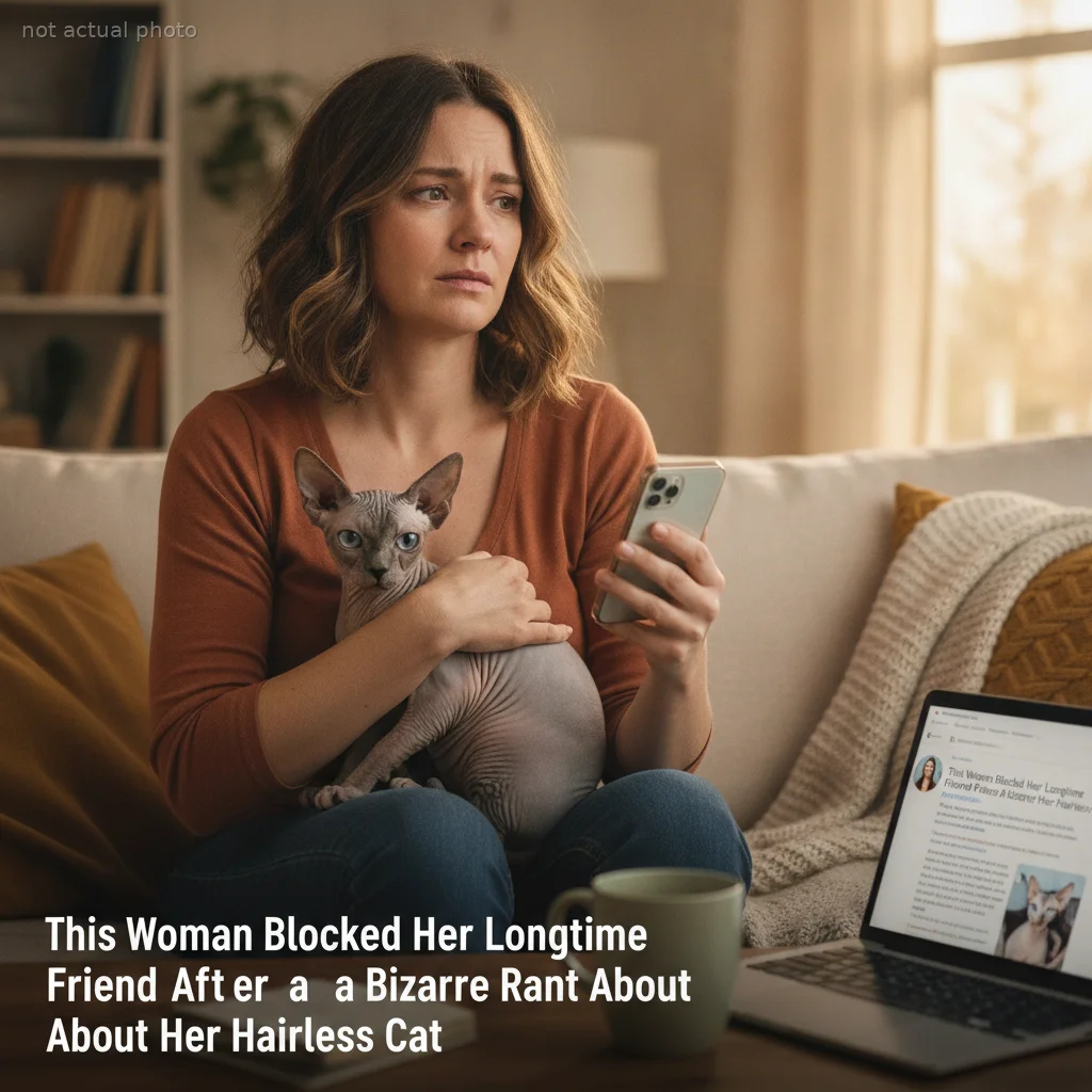 This Woman Blocked Her Longtime Friend After a Bizarre Rant About Her Hairless Cat