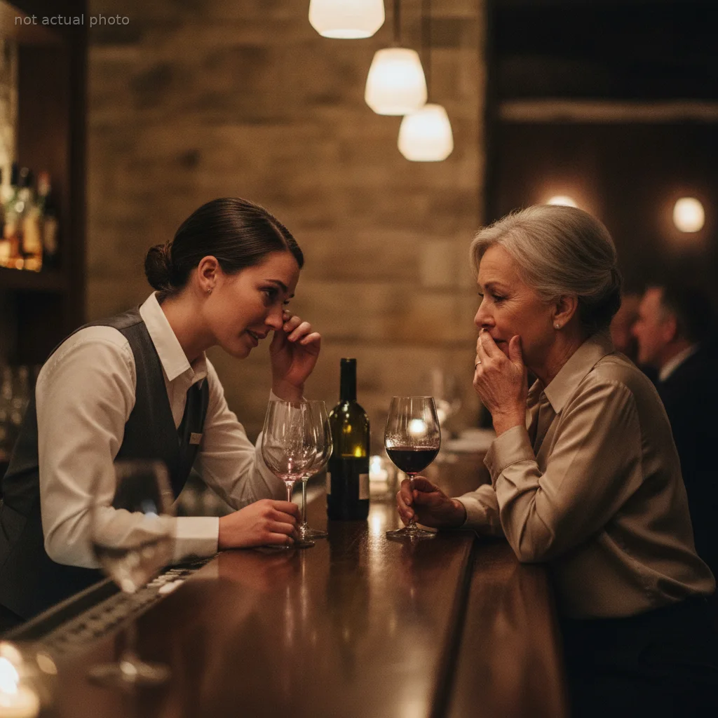 Young Bartender Shares Deep Emotional Connection With Visiting Stranger, Leaving Both in Tears