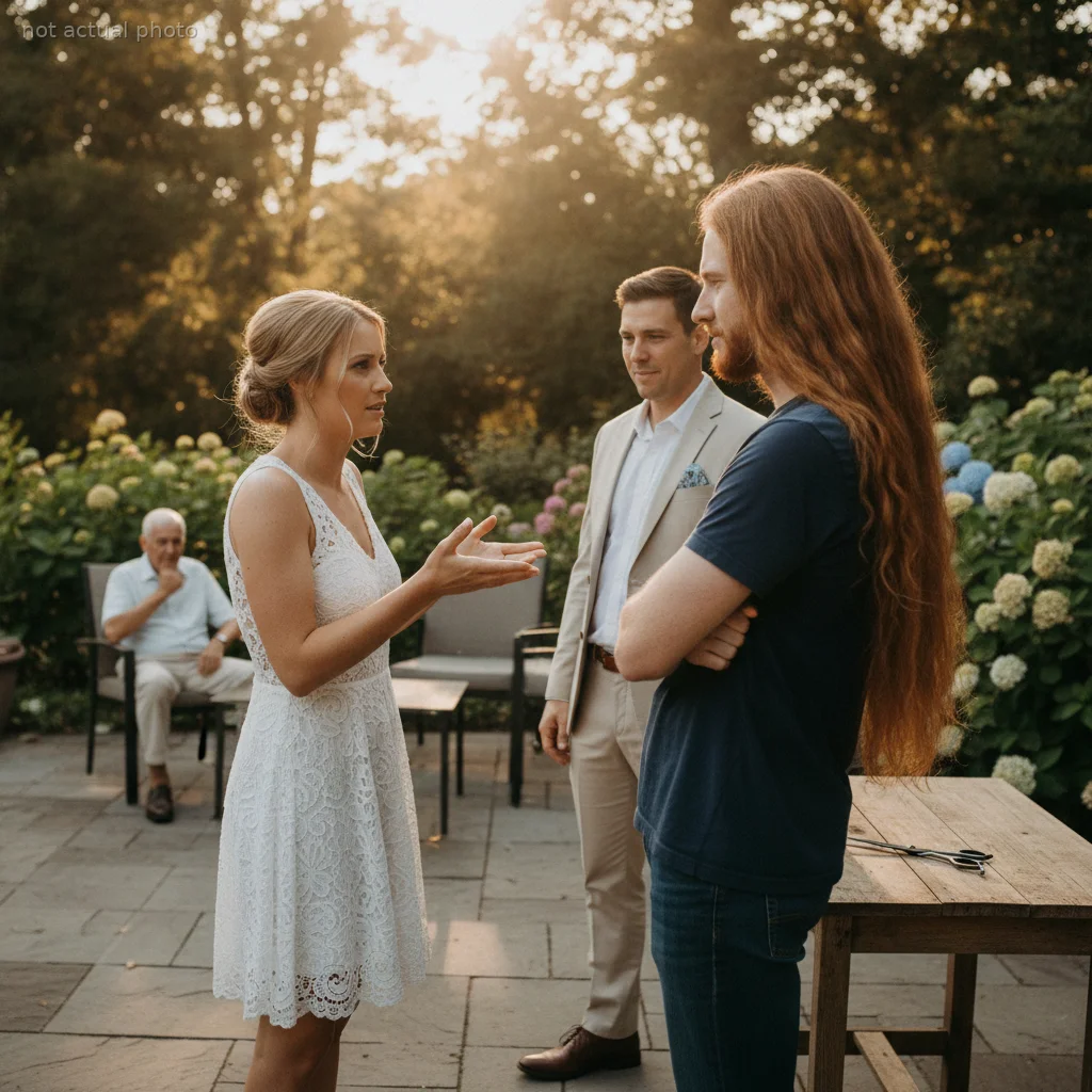 Bride Demands Her Brother Chop Off His Lifelong 'Man Mane' For Her Wedding, So He Skips It Entirely