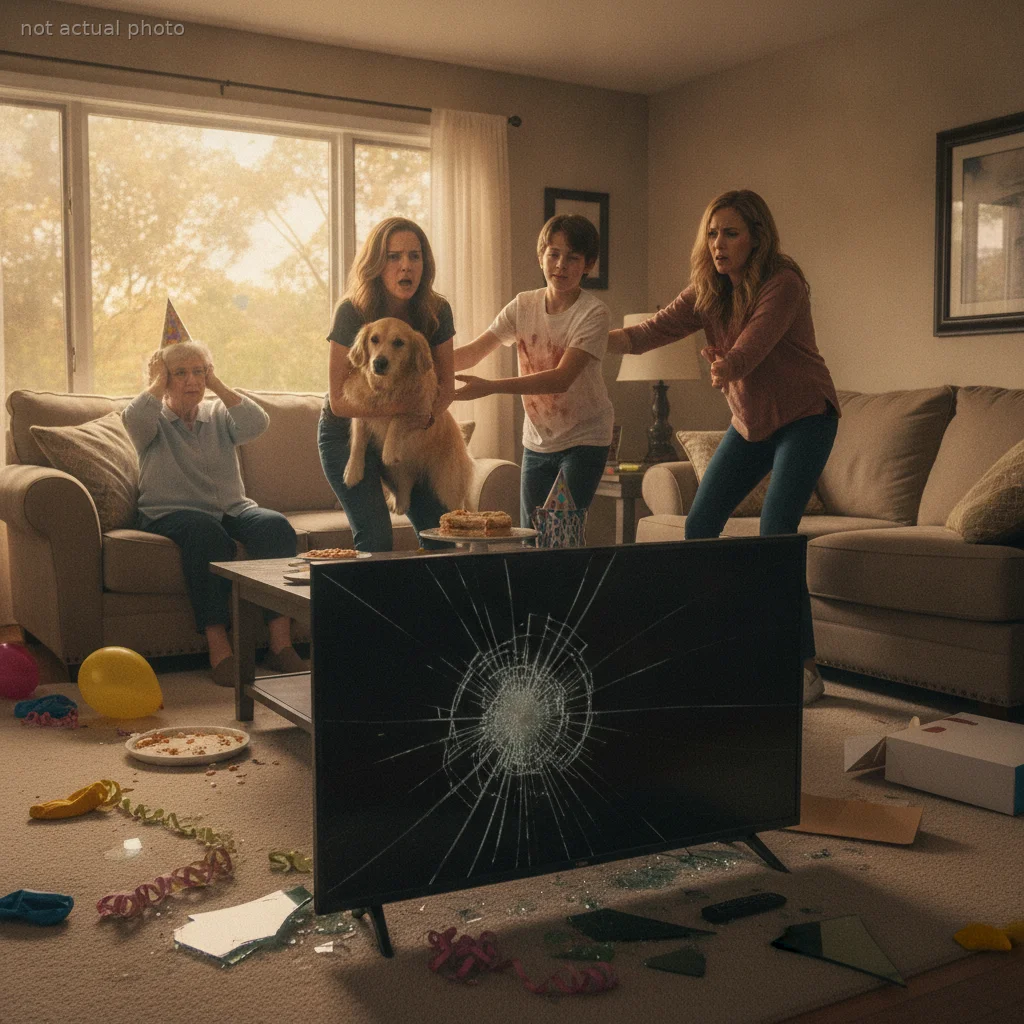 Woman Bans 11-Year-Old Nephew After He Destroys Her $900 TV and Attacks Her Dog Under the Guise of Gentle Parenting