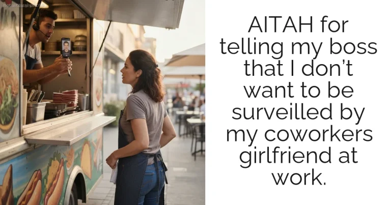 AITAH for telling my boss that I don’t want to be surveilled by my coworkers girlfriend at work.