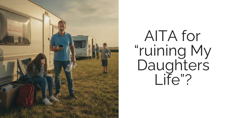 AITA for “ruining My Daughters Life”?