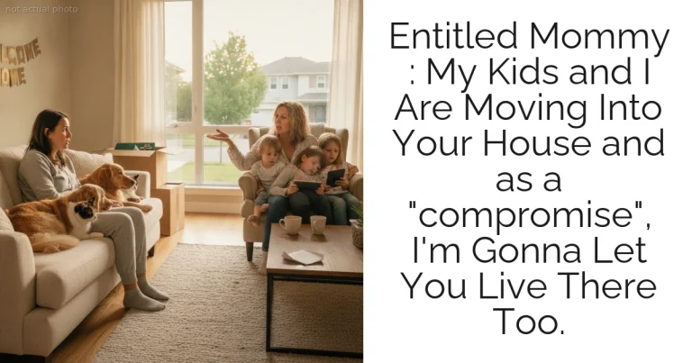 Entitled Mommy : My Kids and I Are Moving Into Your House and as a "compromise", I'm Gonna Let You Live There Too.