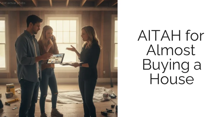 AITAH for Almost Buying a House