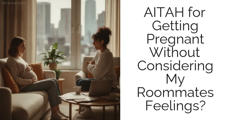 AITAH for Getting Pregnant Without Considering My Roommates Feelings?