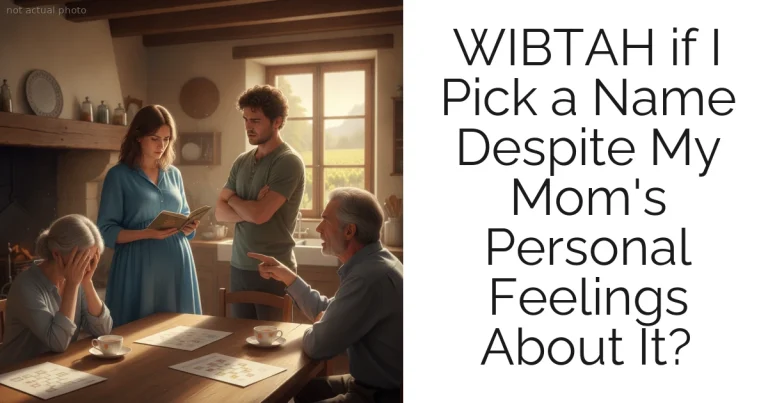 WIBTAH if I Pick a Name Despite My Mom's Personal Feelings About It?