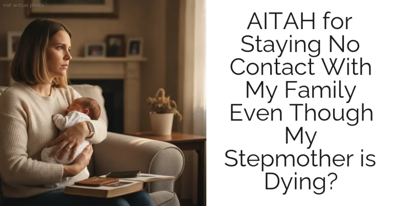 AITAH for Staying No Contact With My Family Even Though My Stepmother is Dying?