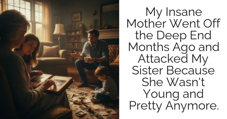My Insane Mother Went Off the Deep End Months Ago and Attacked My Sister Because She Wasn't Young and Pretty Anymore.
