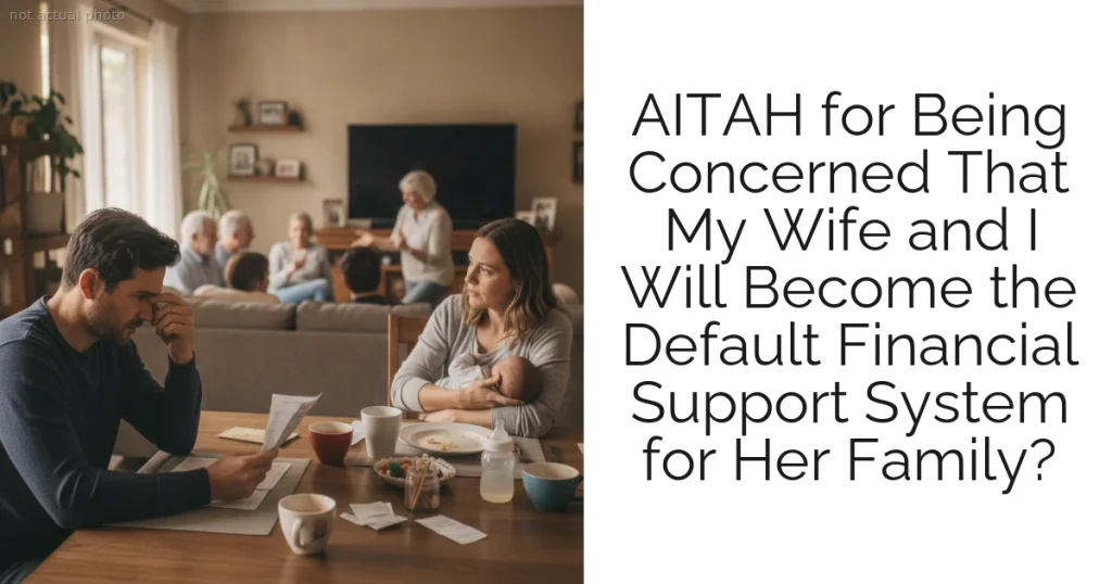 AITAH for Being Concerned That My Wife and I Will Become the Default Financial Support System for Her Family?