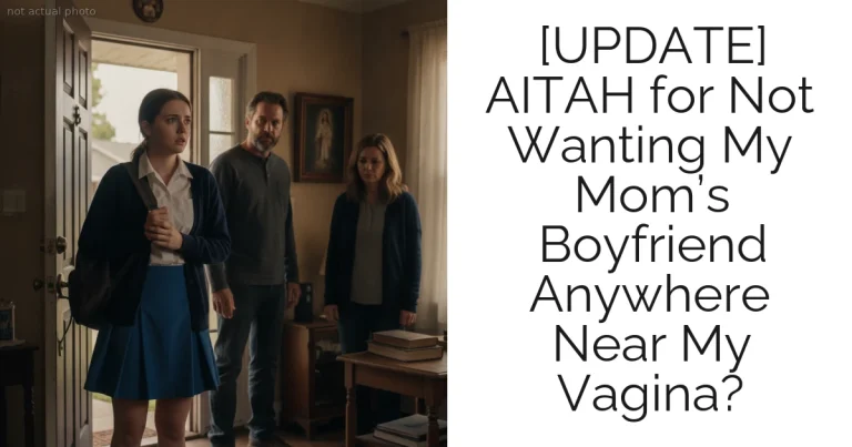 [UPDATE] AITAH for Not Wanting My Mom’s Boyfriend Anywhere Near My Vagina?