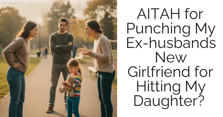 AITAH for Punching My Ex-husbands New Girlfriend for Hitting My Daughter? 