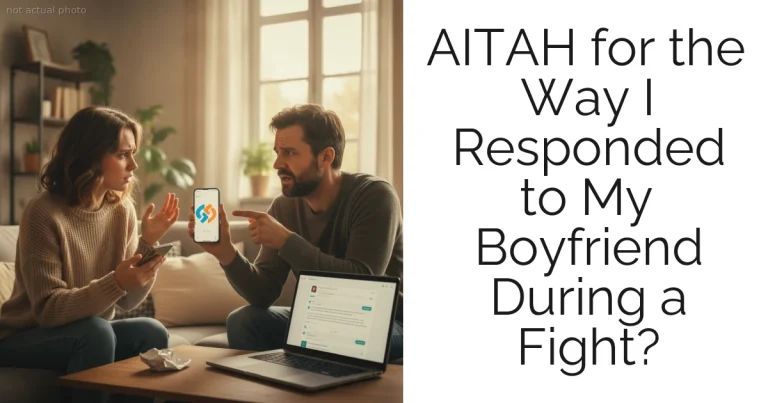 AITAH for the Way I Responded to My Boyfriend During a Fight?