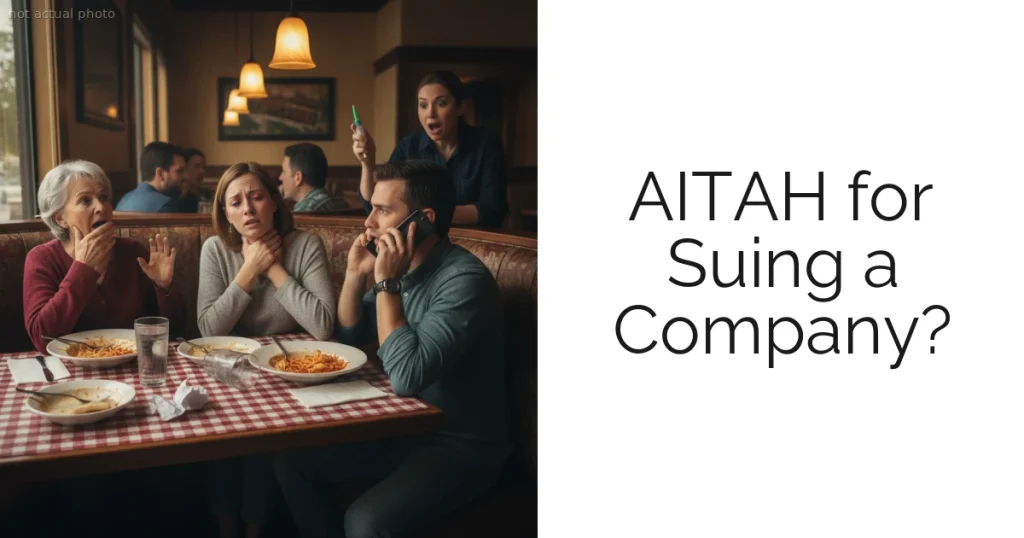 AITAH for Suing a Company?