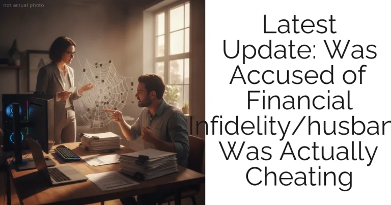 Latest Update: Was Accused of Financial Infidelity/husband Was Actually Cheating