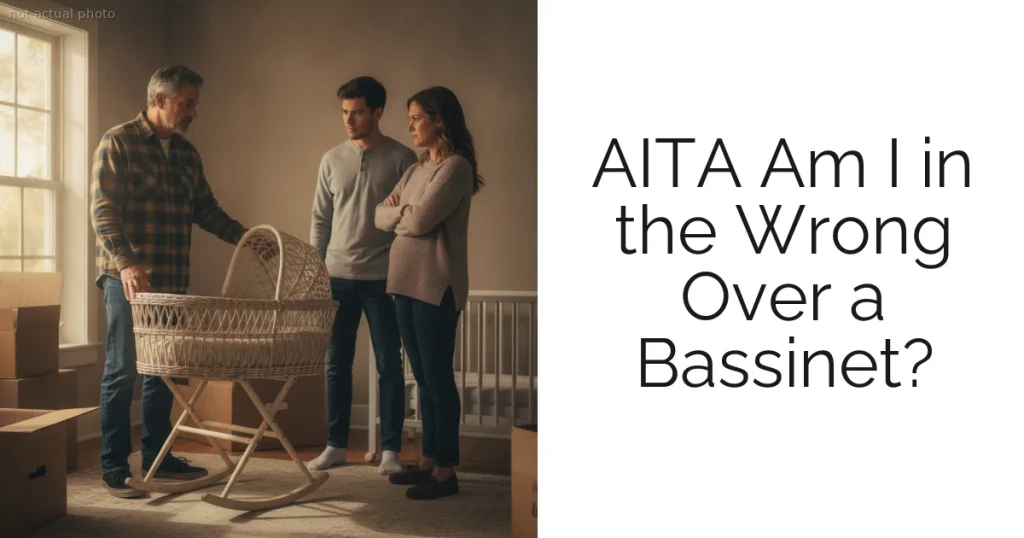 AITA Am I in the Wrong Over a Bassinet?