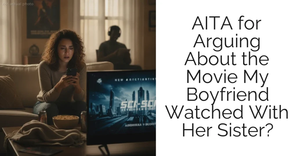 AITA for Arguing About the Movie My Boyfriend Watched With Her Sister?
