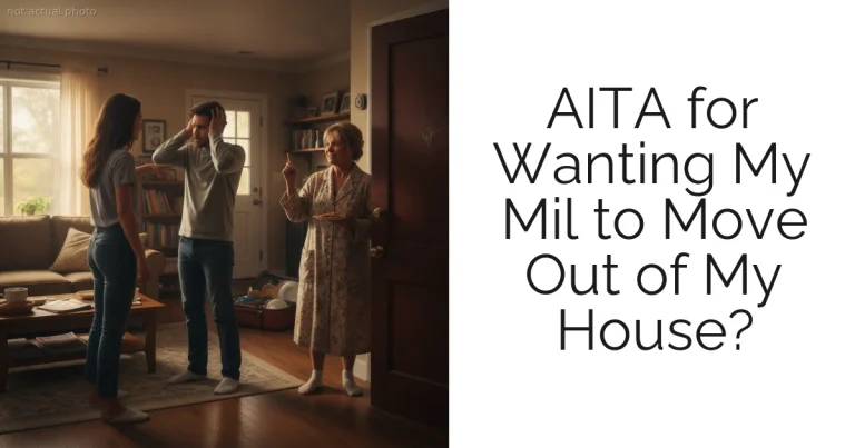 AITA for Wanting My Mil to Move Out of My House?