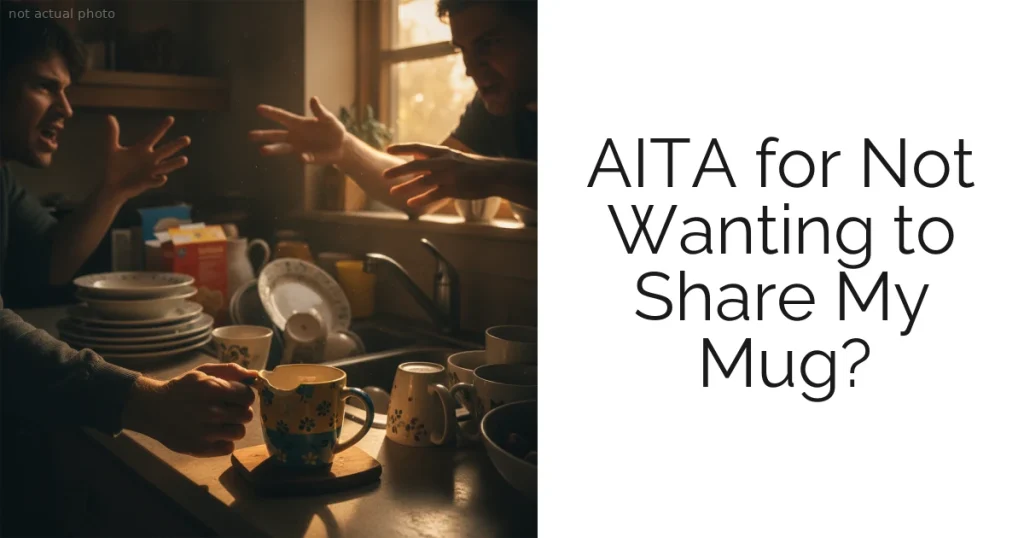 AITA for Not Wanting to Share My Mug?
