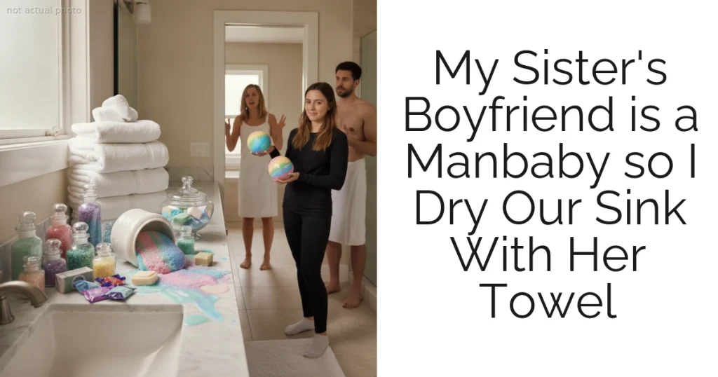 My Sister's Boyfriend is a Manbaby so I Dry Our Sink With Her Towel