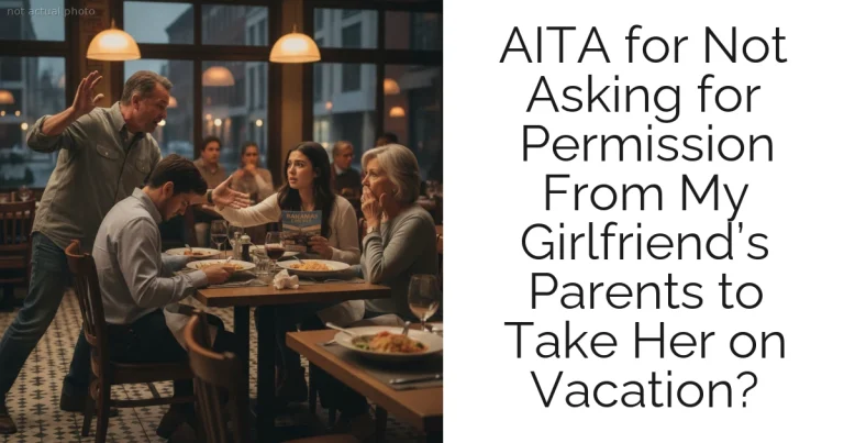 AITA for Not Asking for Permission From My Girlfriend’s Parents to Take Her on Vacation?