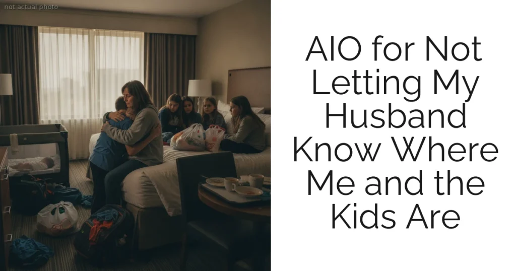 AIO for Not Letting My Husband Know Where Me and the Kids Are