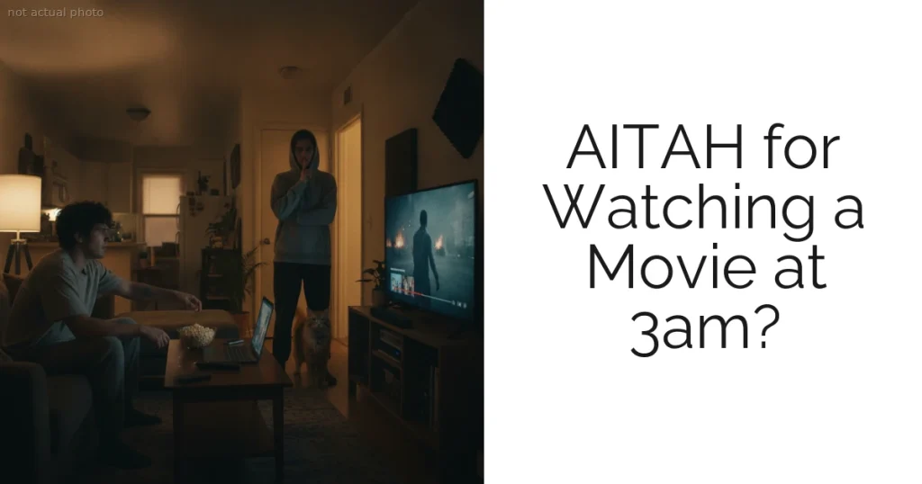 AITAH for Watching a Movie at 3am?