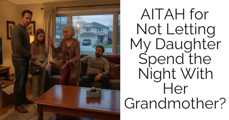 AITAH for Not Letting My Daughter Spend the Night With Her Grandmother?