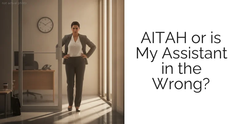 AITAH or is My Assistant in the Wrong?
