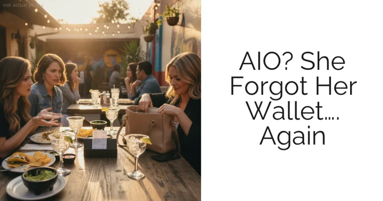 AIO? She Forgot Her Wallet…. Again