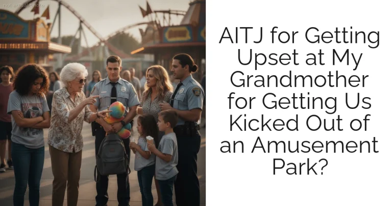 AITJ for Getting Upset at My Grandmother for Getting Us Kicked Out of an Amusement Park?