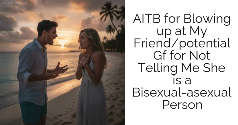 AITB for Blowing up at My Friend/potential Gf for Not Telling Me She is a Bisexual-asexual Person