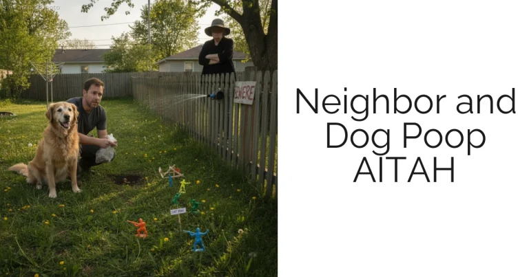 Neighbor and Dog Poop AITAH