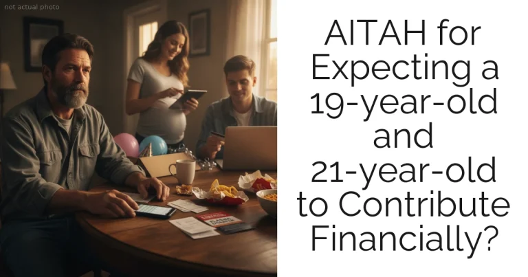 AITAH for Expecting a 19-year-old and 21-year-old to Contribute Financially?