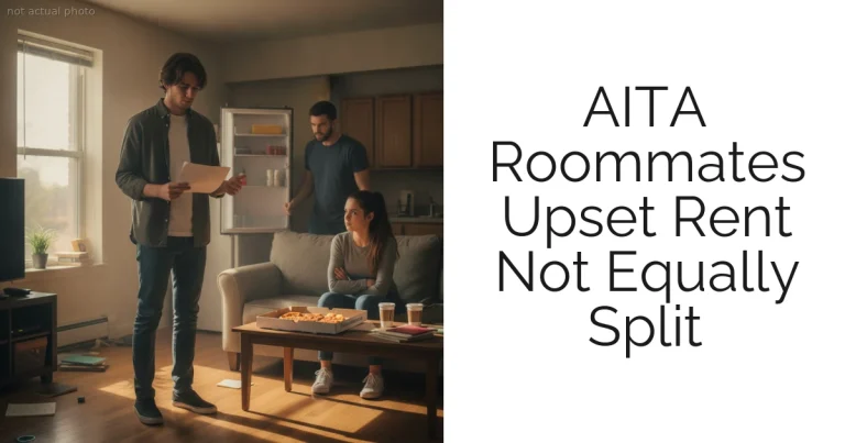 AITA Roommates Upset Rent Not Equally Split