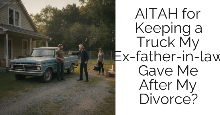 AITAH for Keeping a Truck My Ex-father-in-law Gave Me After My Divorce?