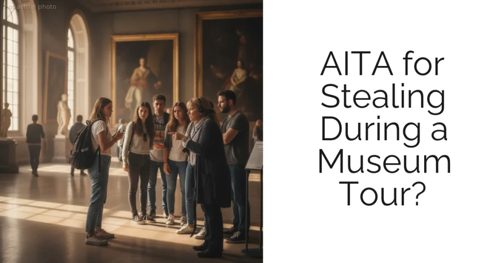 AITA for Stealing During a Museum Tour?
